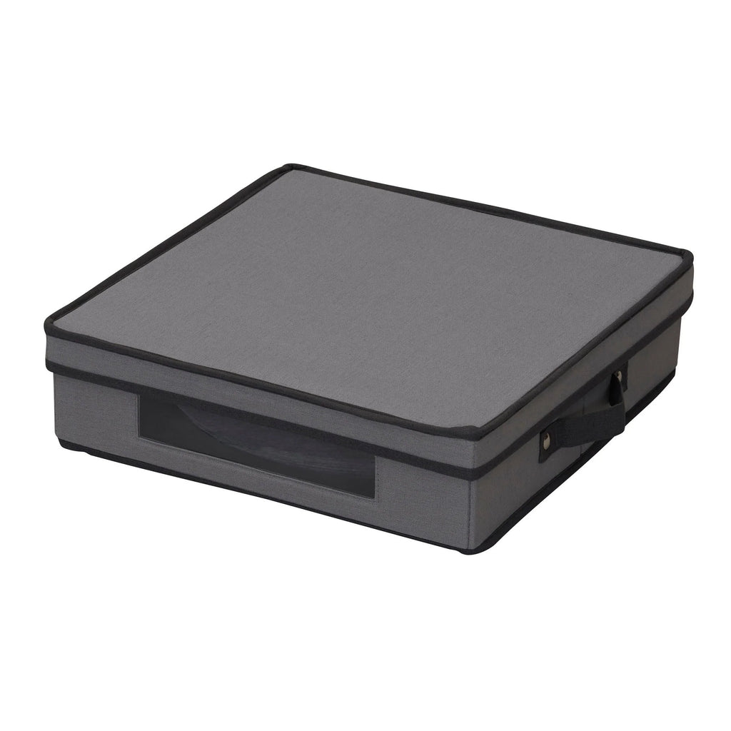 Household Essentials Charger Plate Storage Box - 14.5"L x 14.5"W x 4.0"H
