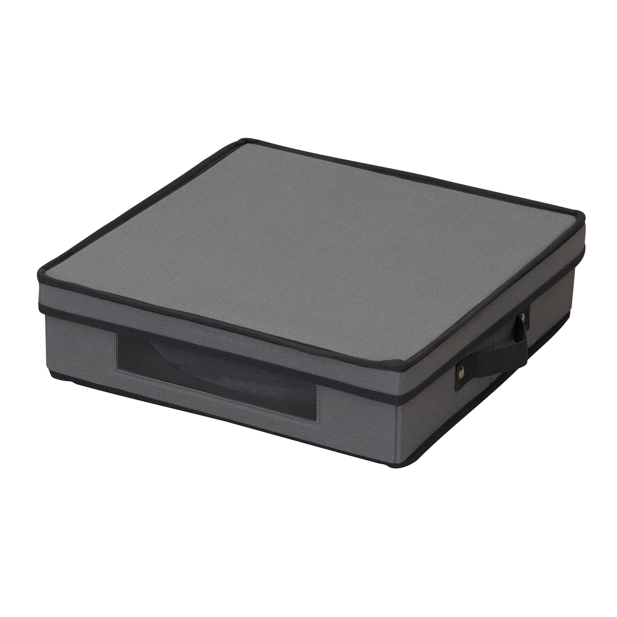Household Essentials Charger Plate Storage Box - 14.5"L x 14.5"W x 4.0"H