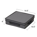 Household Essentials Charger Plate Storage Box - 14.5"L x 14.5"W x 4.0"H