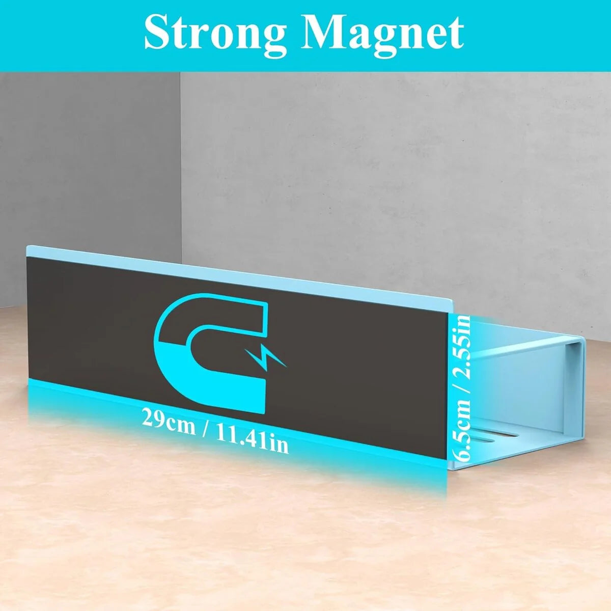 4 Pack Magnetic Spice Storage Rack Organizer for Refrigerator and Oven