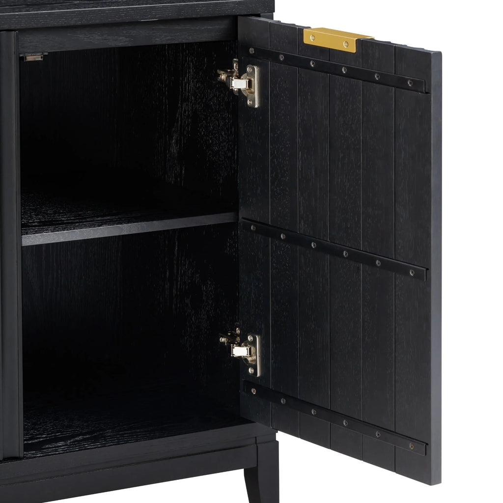 Jasper Modern Sideboard, Kitchen Storage Cabinet with Fluted Doors