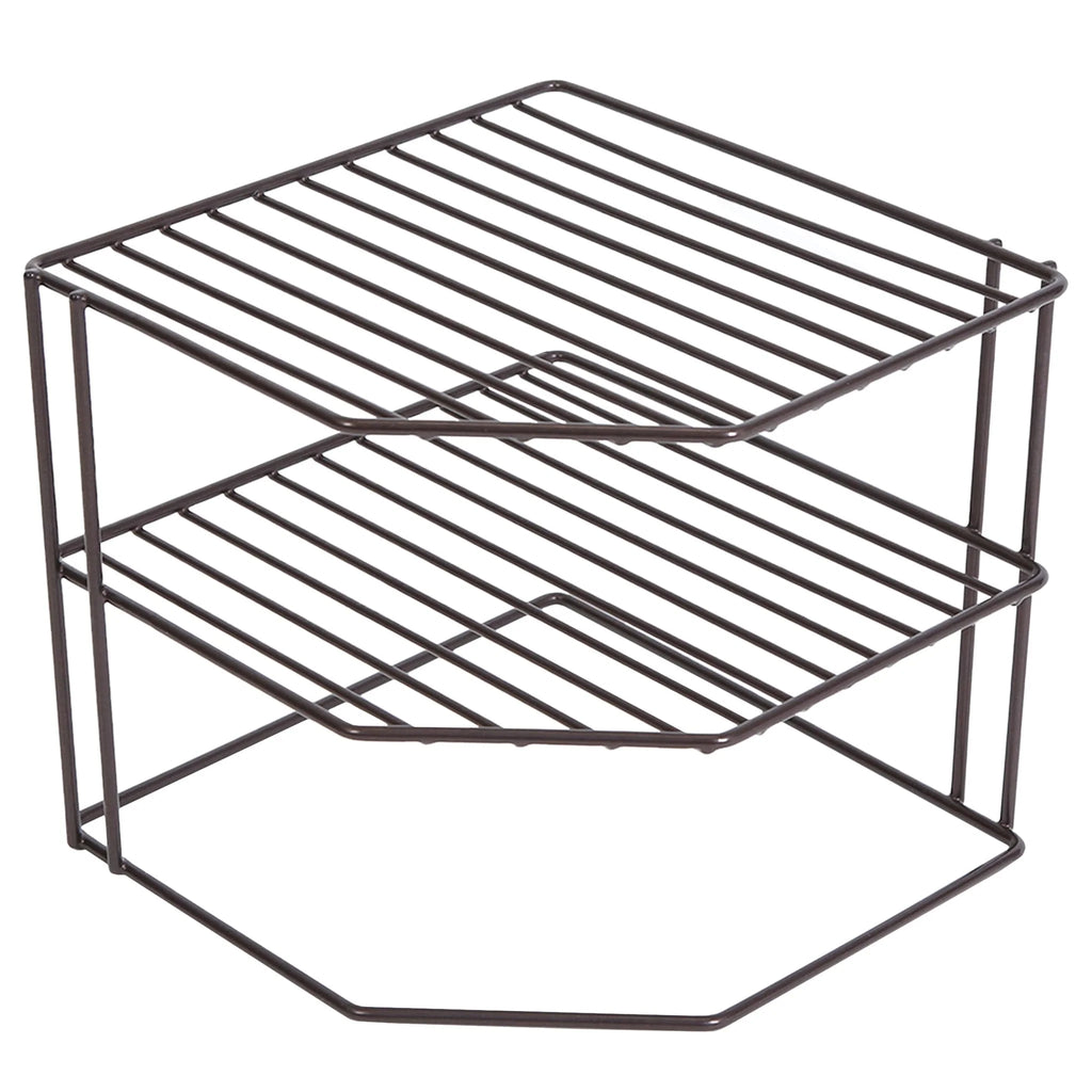 Smart Design 3-Tier Kitchen Corner Shelf Rack