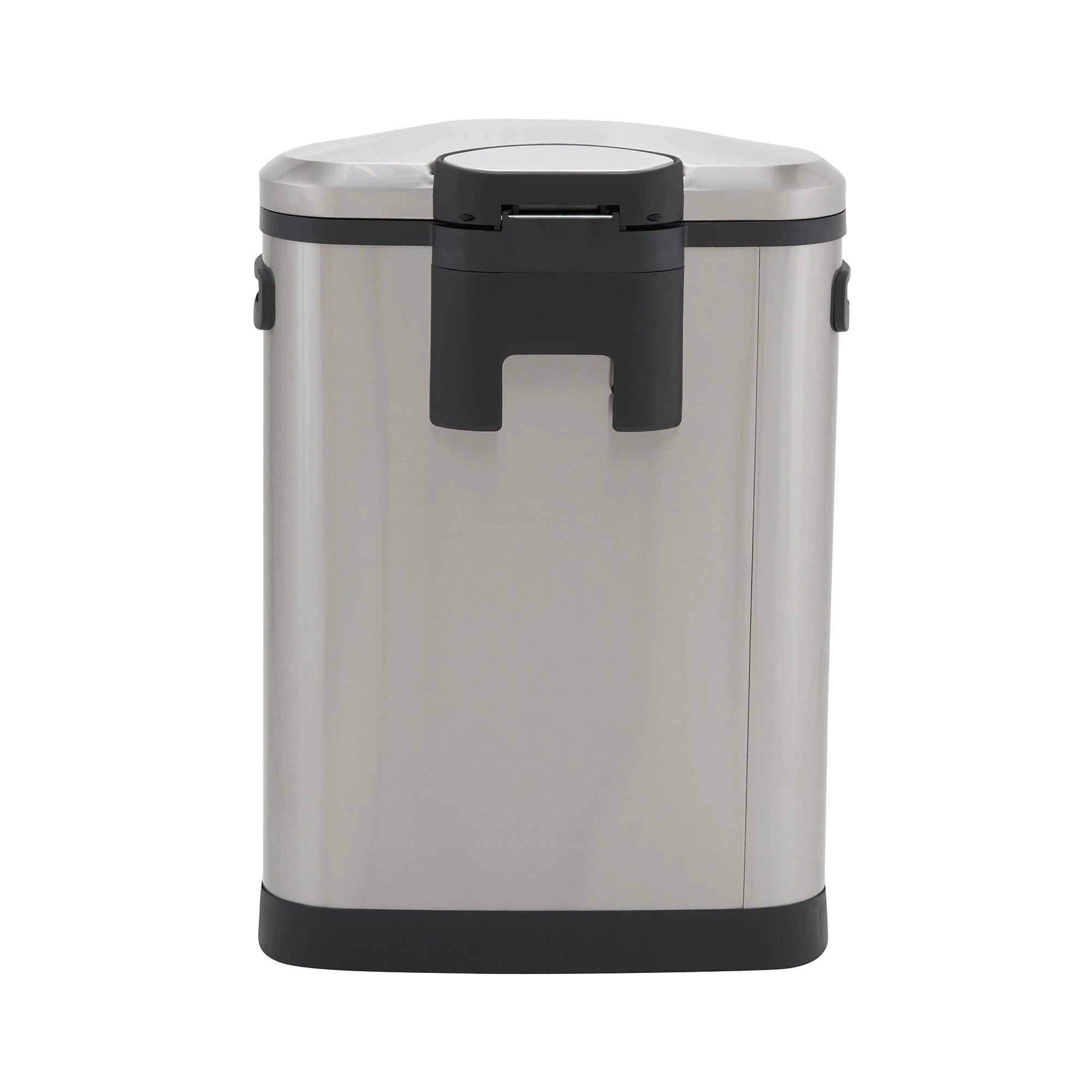 Household Essentials Stainless Steel Step Trash Can with Plastic Liner