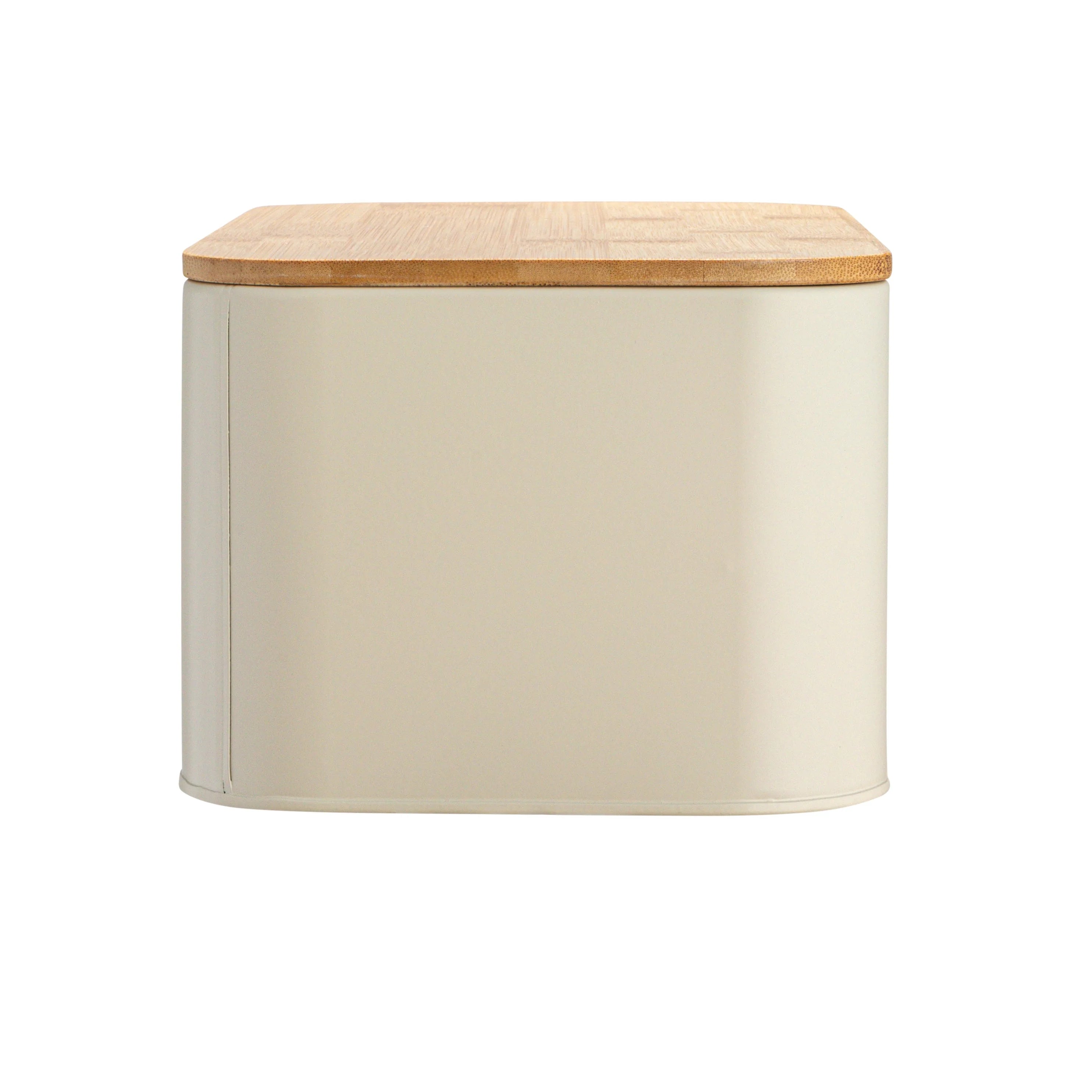 Metal "Bread" Bin with Bamboo Lid