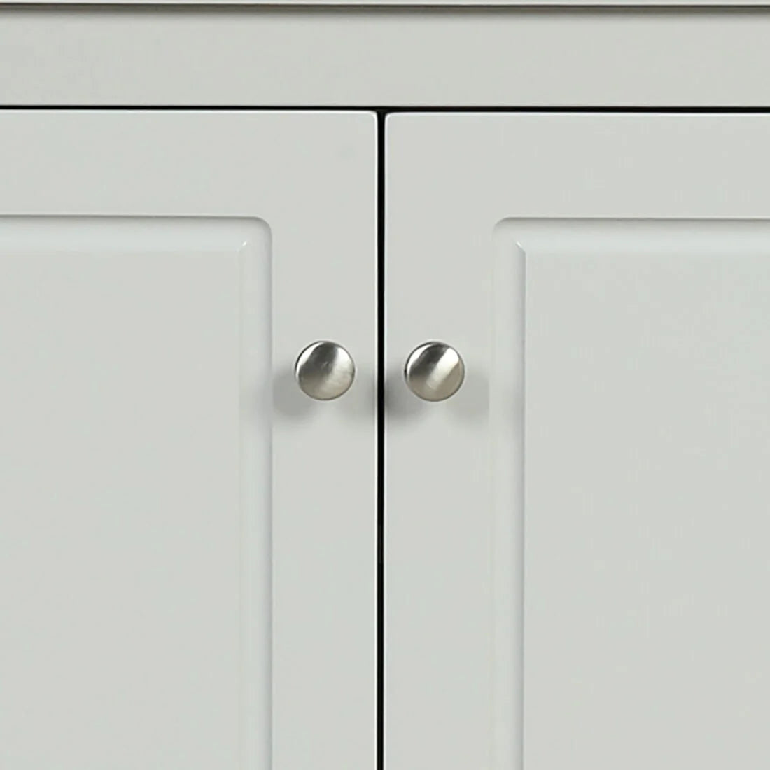 Modern Stylish Triangle Corner Storage Cabinet with Two Adjustable Internal Shelves