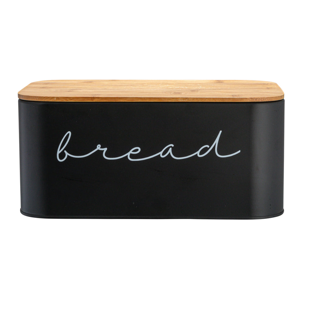 Metal "Bread" Bin with Bamboo Lid