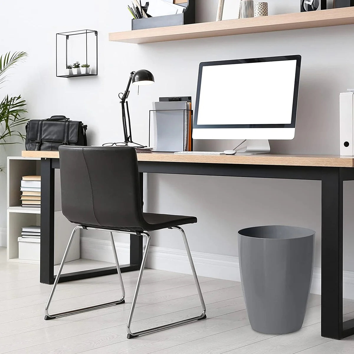 Small Trash Can – Open Top Garbage Cans for Kitchen, Office, Dorm, Bathroom, etc. –Waste Can for Compact/Tight Spaces