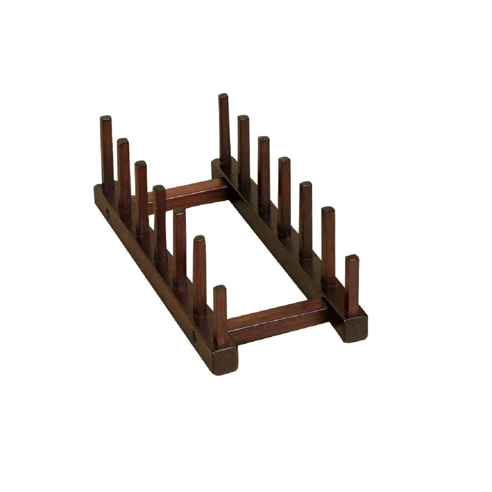 Wooden Plate Storage Rack, Set of 2
