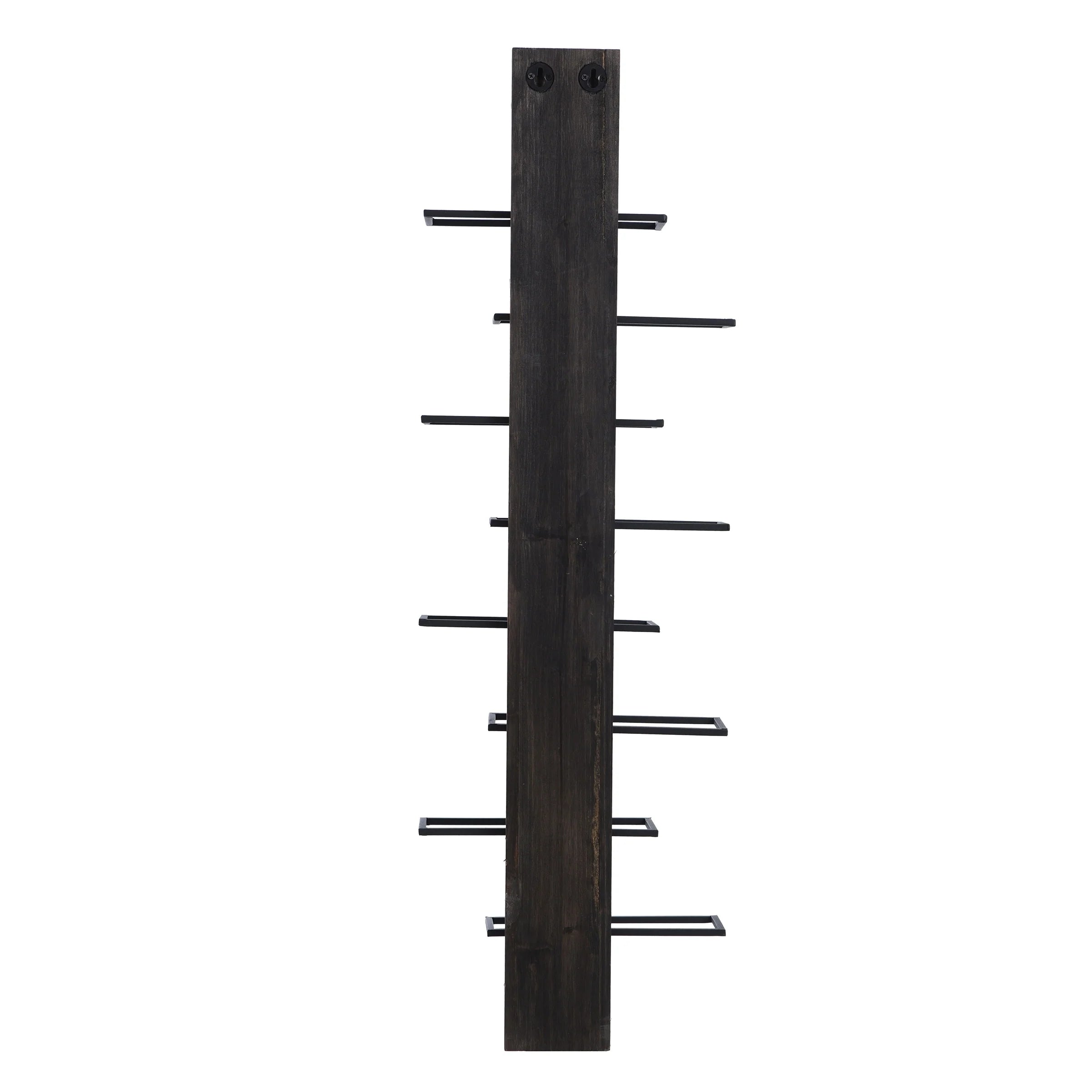 Heath - Wood and Metal Wall Wine Holder