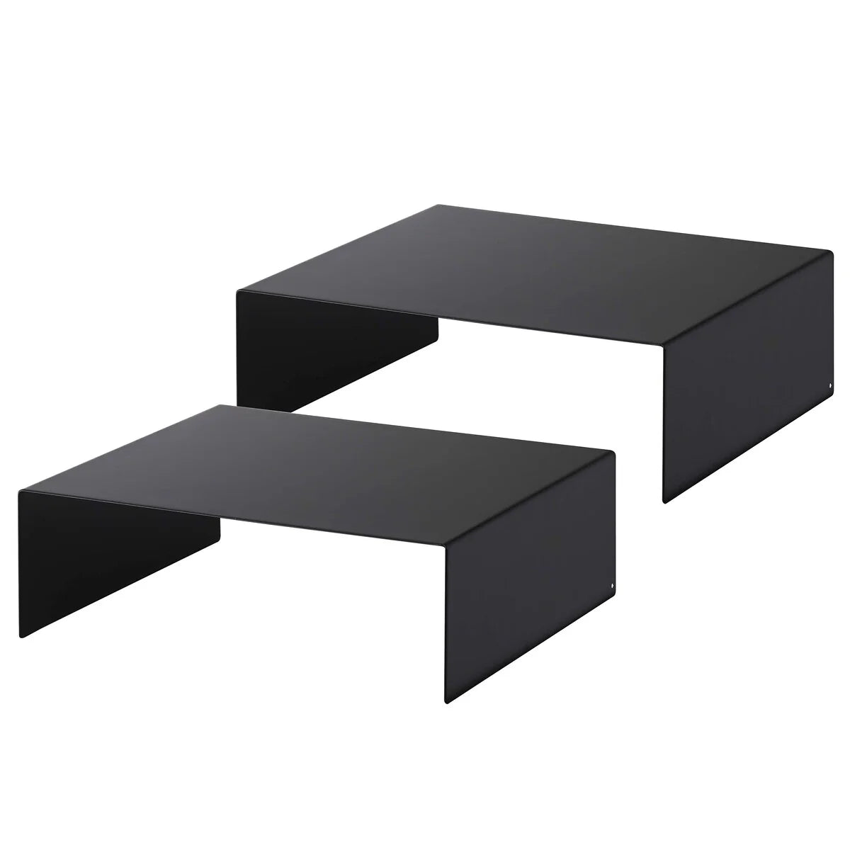 Yamazaki Home Riser Shelf (Set of 2), Steel, Holds 4.4 lbs.