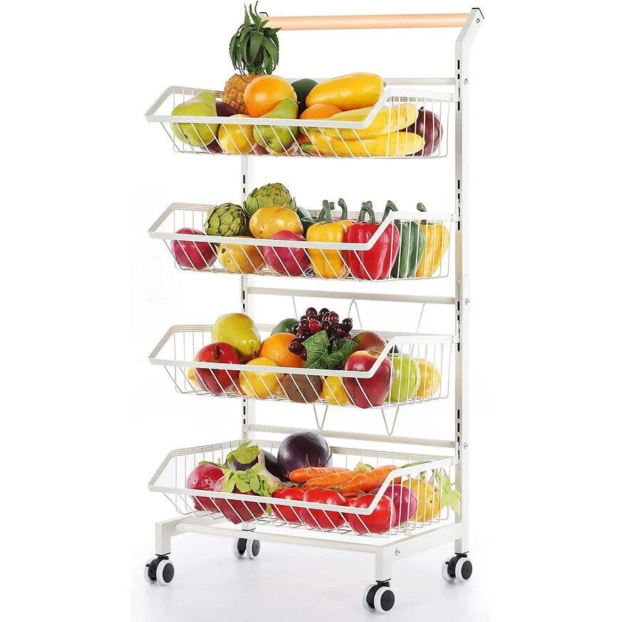4-Tier Adjustable Fruit Vegetable Basket