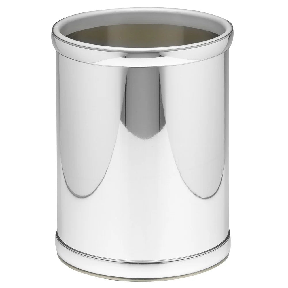Mylar Metalic 10.25-inch Round Waste Basket