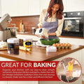 4 Pieces Set Air tight Food Storage Containers for Kitchen Pantry Organization