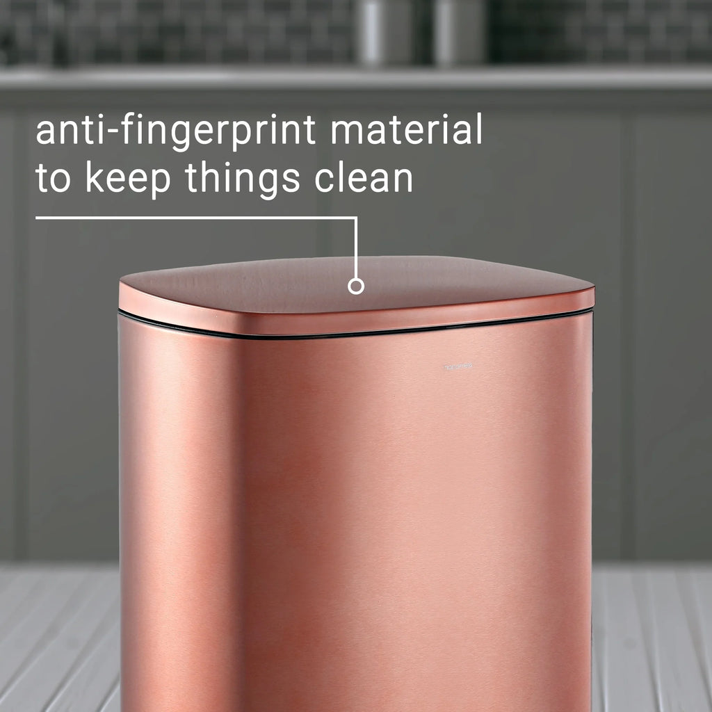 happimess 13-Gallon Trash Can with Soft-Close Lid and FREE Mini Trash Can