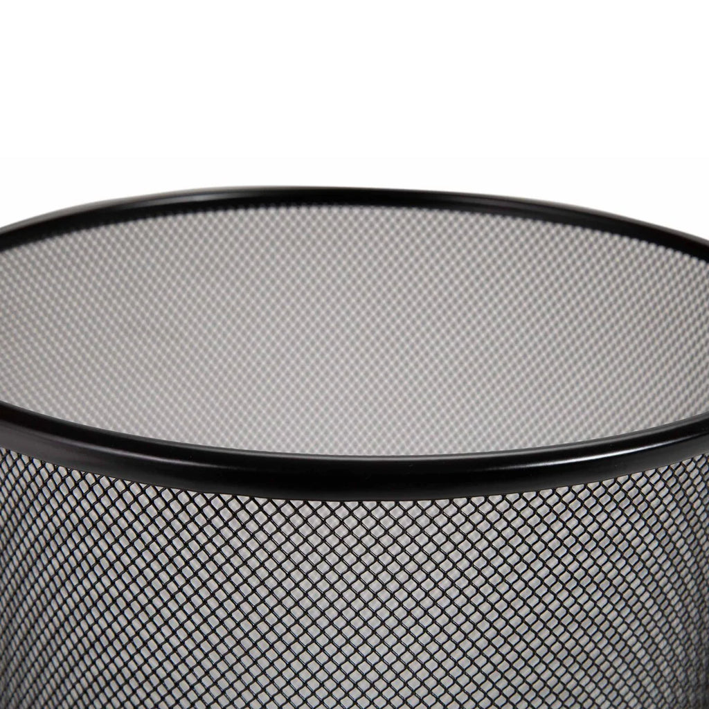 Seville Classics 6 Gal. Round Mesh Trash Can Recycling Bin (2-Pack)