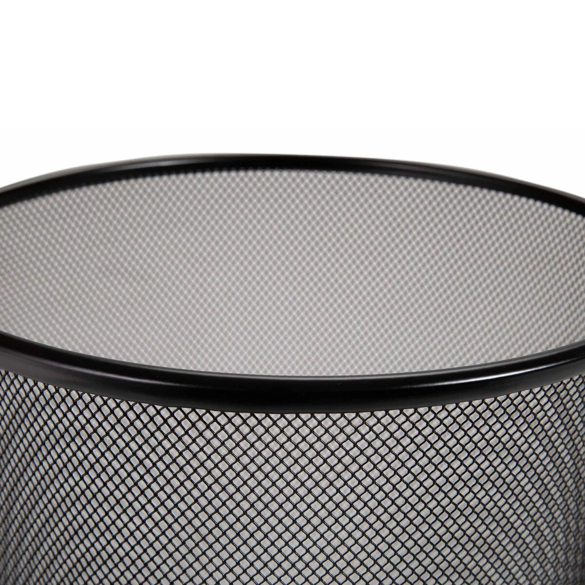 Seville Classics 6 Gal. Round Mesh Trash Can Recycling Bin (2-Pack)