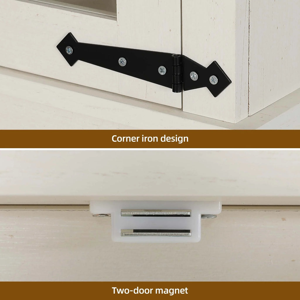 Farmhouse Kitchen Pantry Storage Cabinets