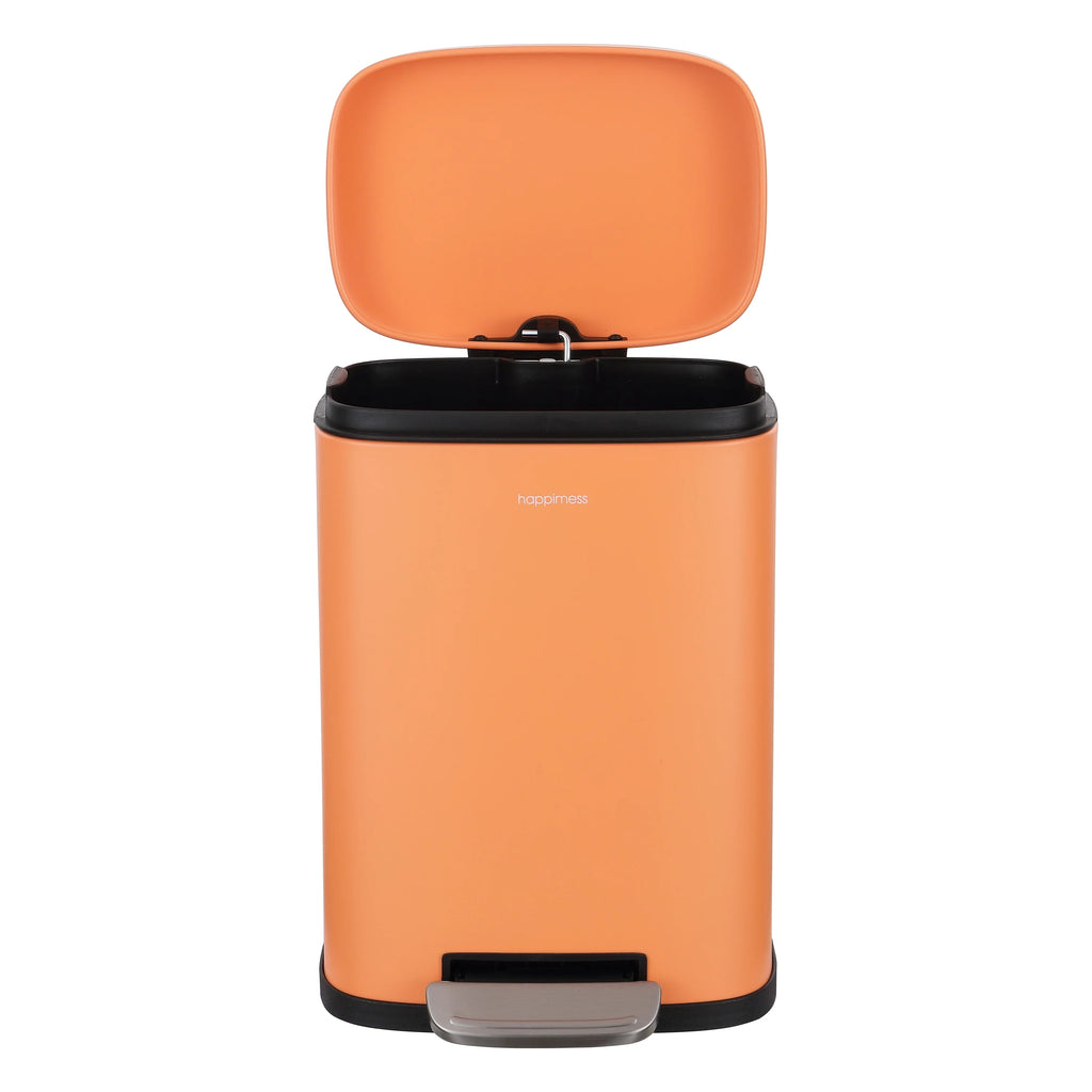 happimess 13-Gallon Trash Can with Soft-Close Lid and FREE Mini Trash Can
