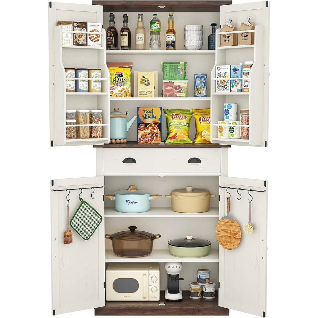 Farmhouse Kitchen Storage Cabinet Pantry Cabinet Home Bar