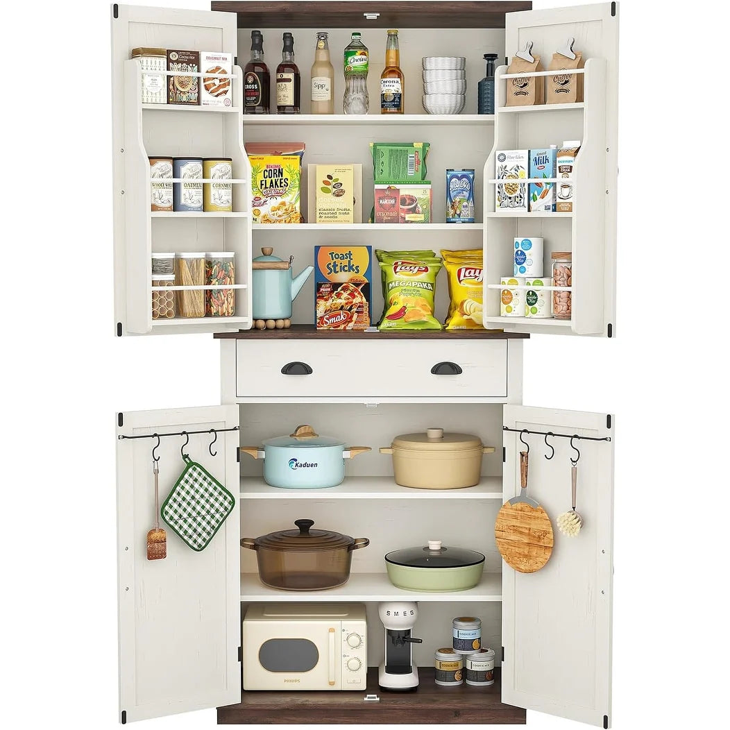 Farmhouse Kitchen Storage Cabinet Pantry Cabinet Home Bar