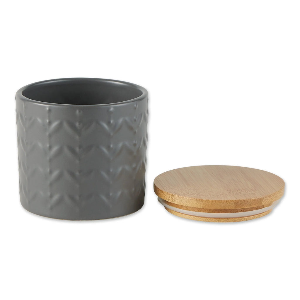 Retro Vine Texture Ceramic Canister (Set of 3)