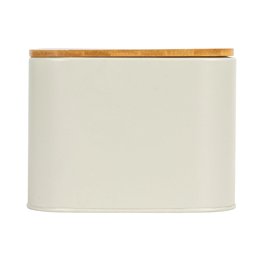Metal "Bread" Bin with Bamboo Lid