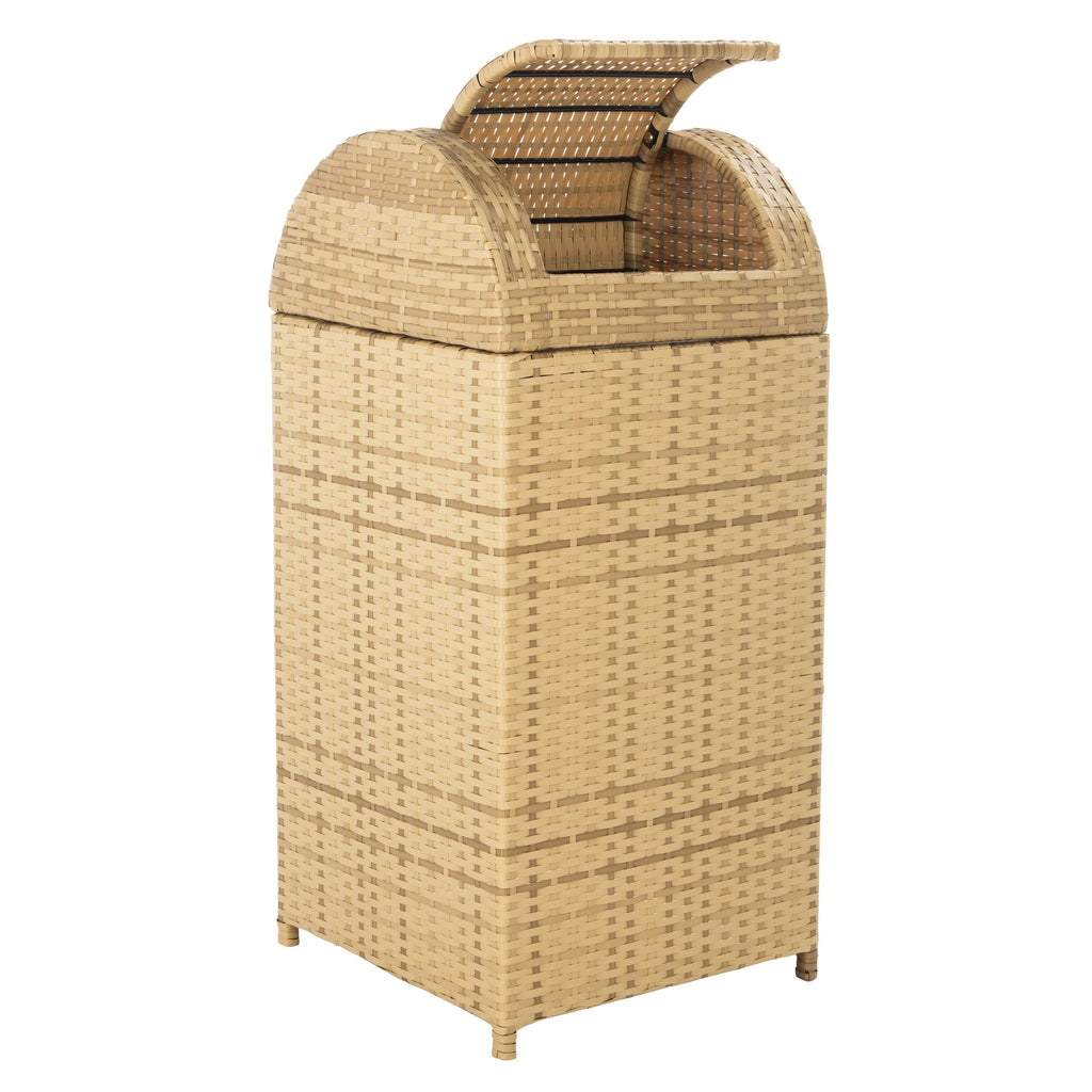 SAFAVIEH Outdoor Karyme Trash Bin (Fully Assembled)
