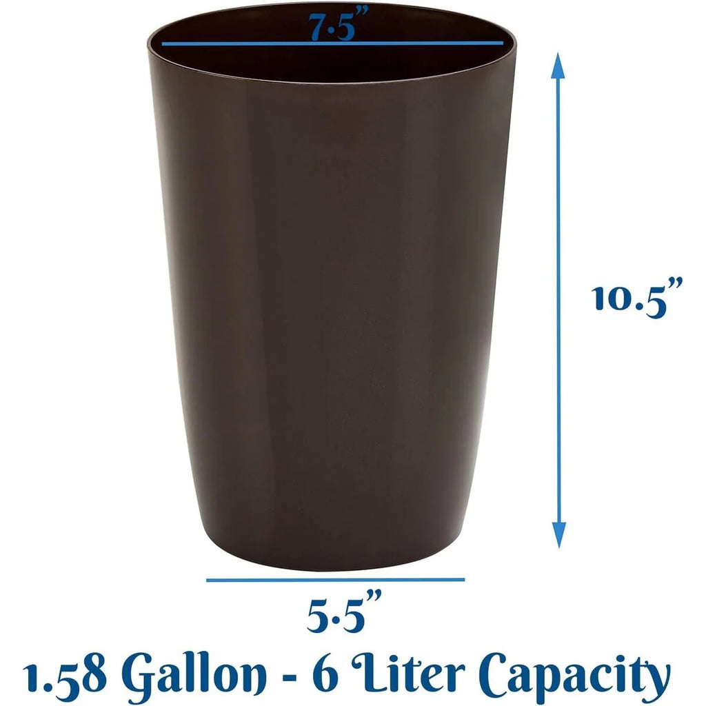 Small Trash Can – Open Top Garbage Cans for Kitchen, Office, Dorm, Bathroom, etc. –Waste Can for Compact/Tight Spaces