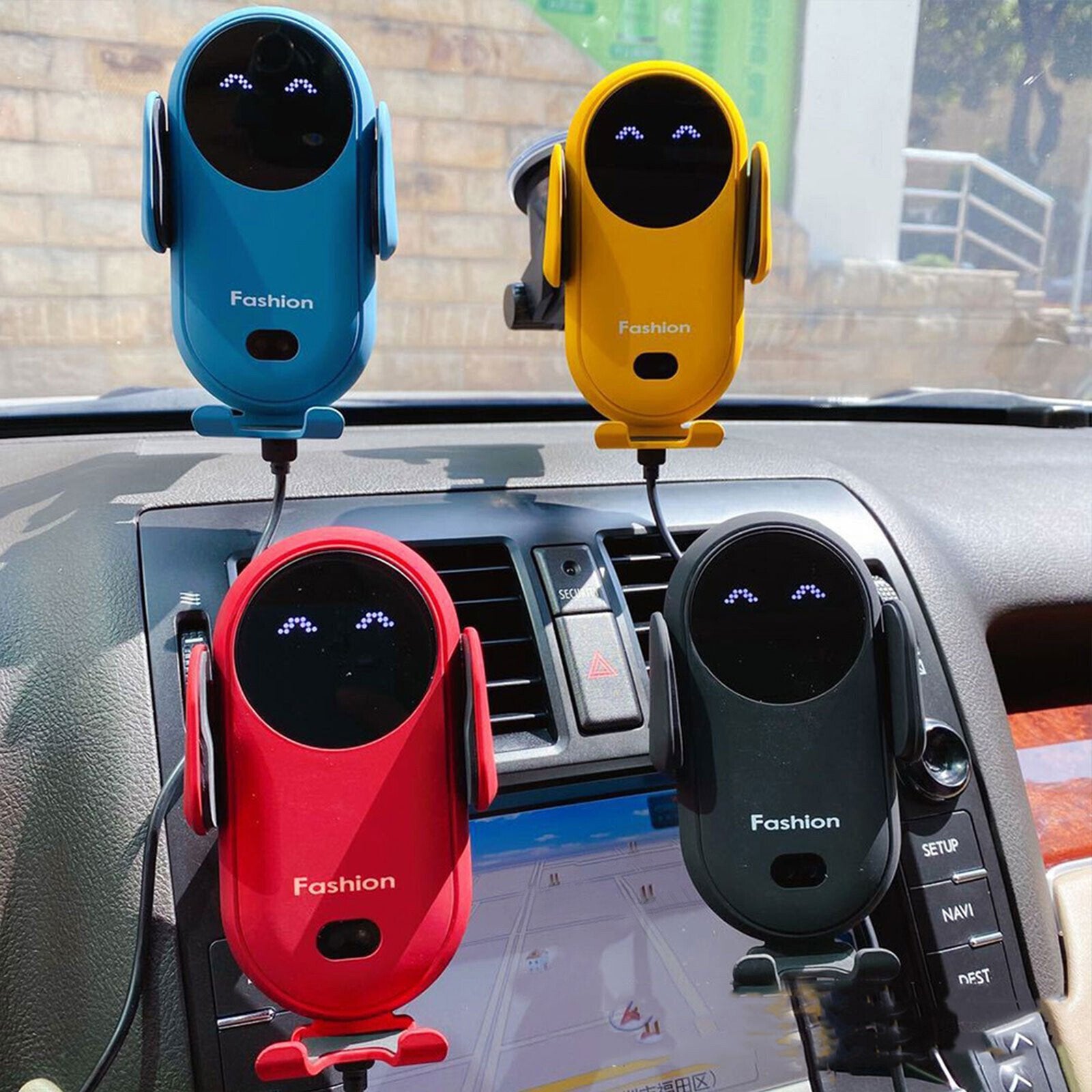 (🎅Early Christmas Sale 49% OFF🎄) 📱Smart Car Wireless Charger Phone Holder- 📦BUY 2 FREE SHIPPING