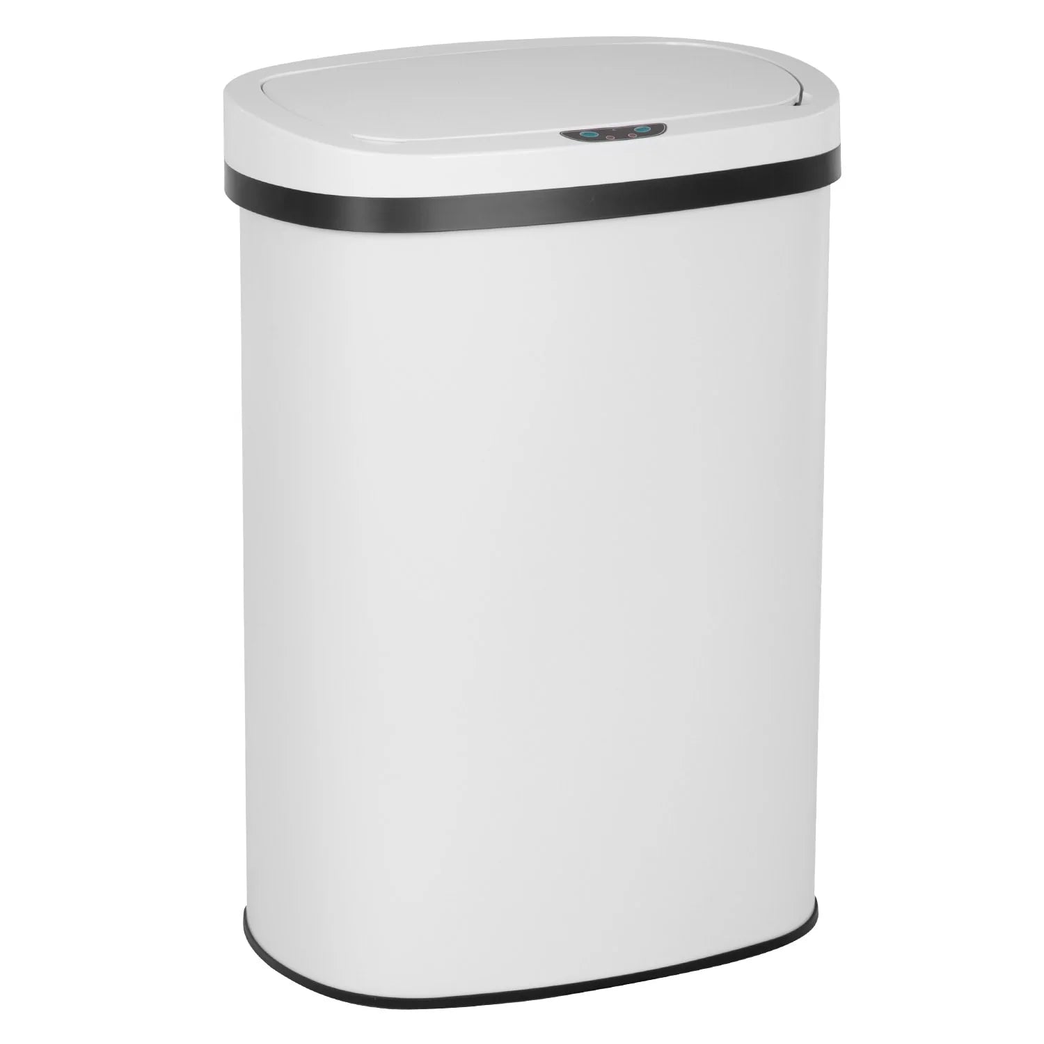 Motion Sensor 13 Gallon 50 Liter Stainless Steel Odorless Slim Trash Can by Furniture of America