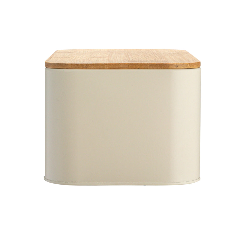 Metal "Bread" Bin with Bamboo Lid