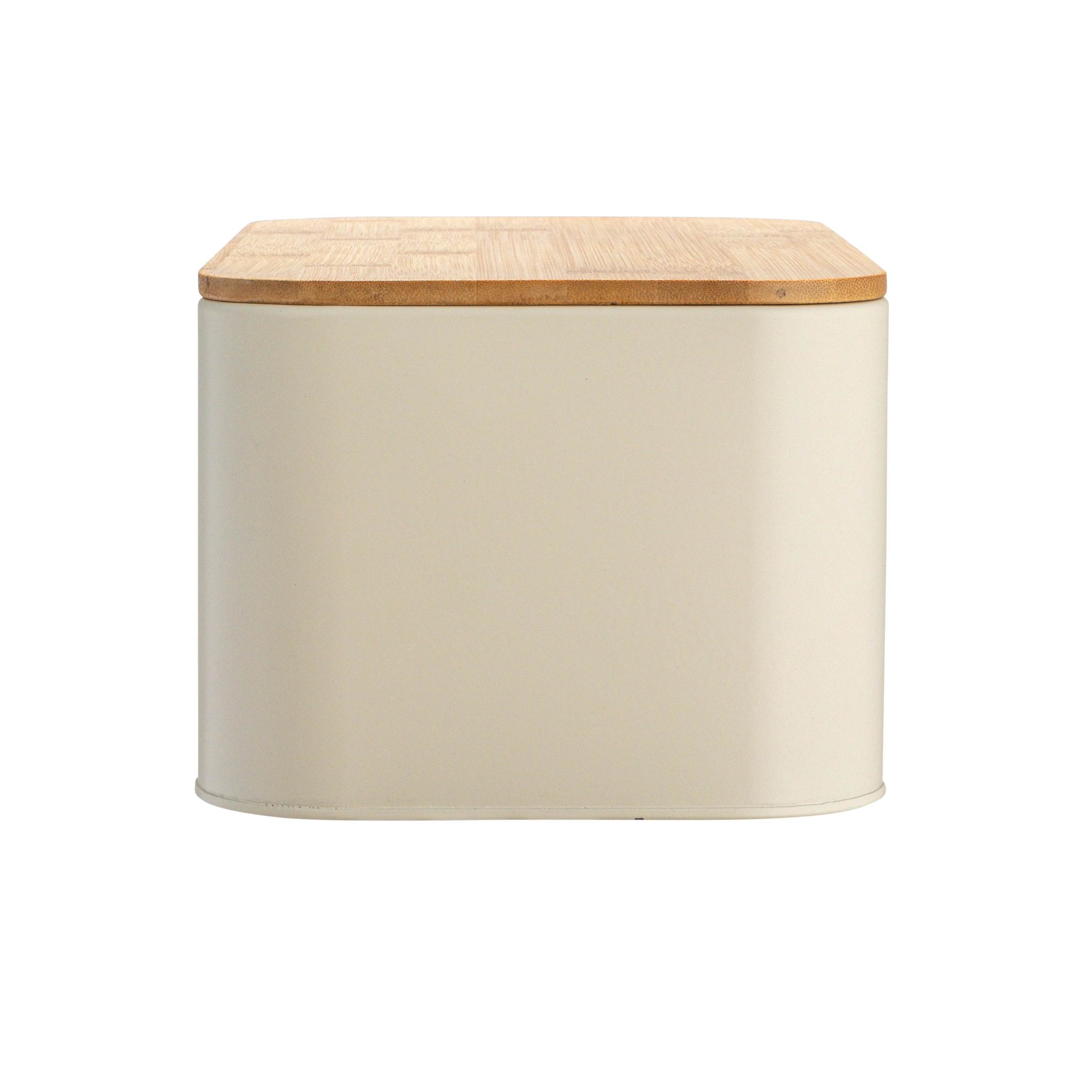 Metal "Bread" Bin with Bamboo Lid