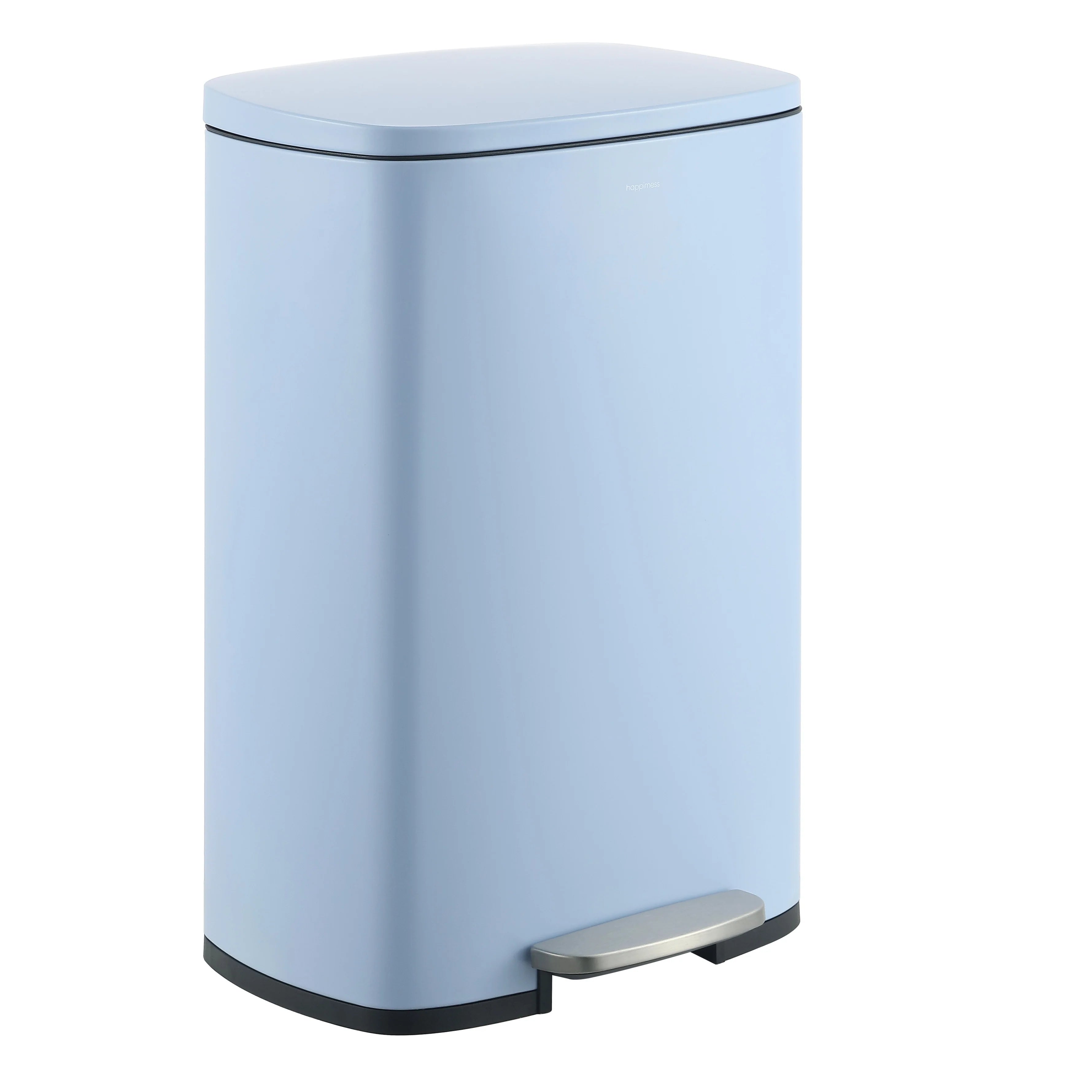 happimess 13-Gallon Trash Can with Soft-Close Lid and FREE Mini Trash Can