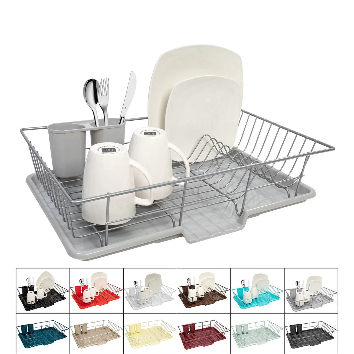 3 Pcs Kitchen Sink Dish Drainer Set