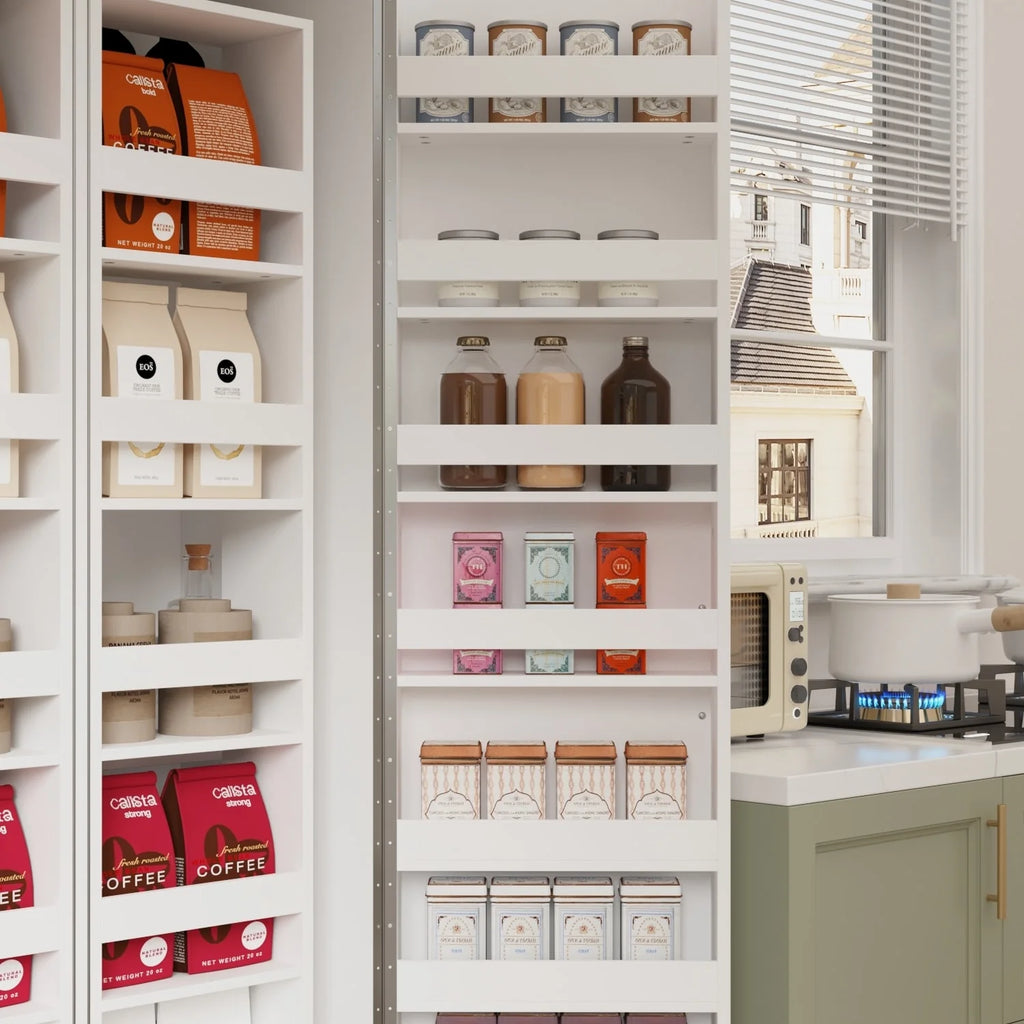 Versatile Kitchen Organizer: Compact 31.5" Cabinet with Smart Storage