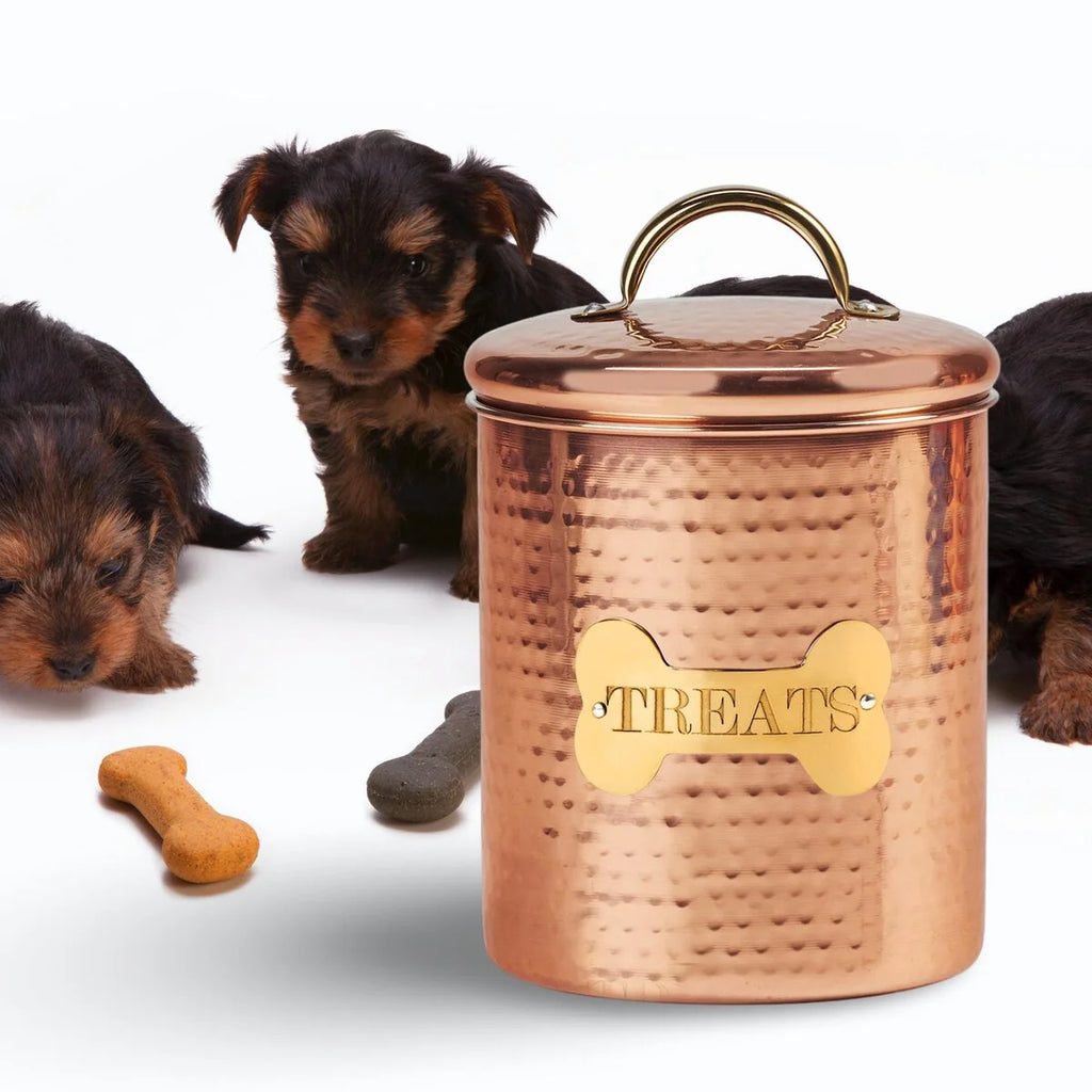 King Charles Copper Dog Extra Canister for Pet Food