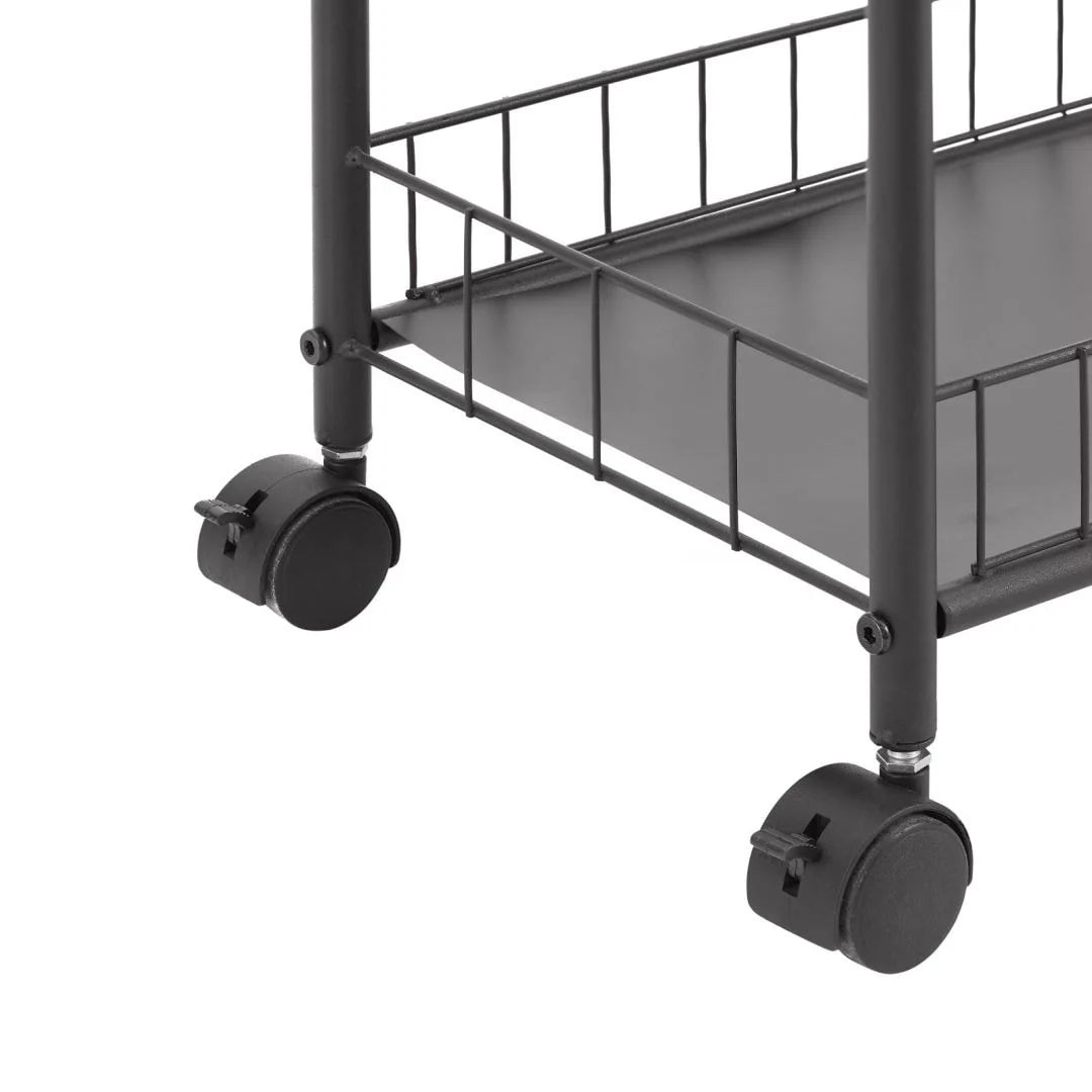 6-Tier Rolling Cart Gap Kitchen Slim Slide Out Storage Tower Rack with Wheels