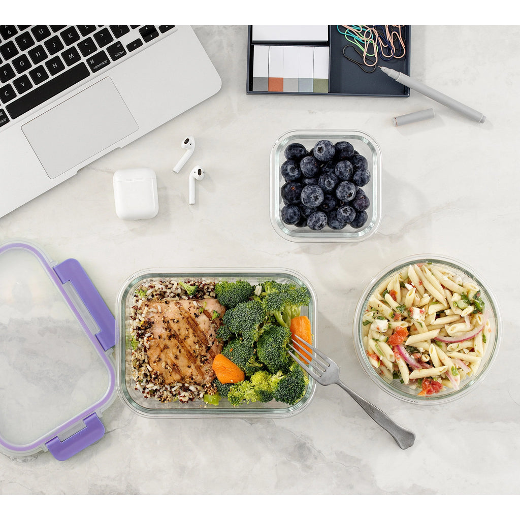 JoyFul 24 Piece Glass Food Storage Containers Set with Airtight Lids