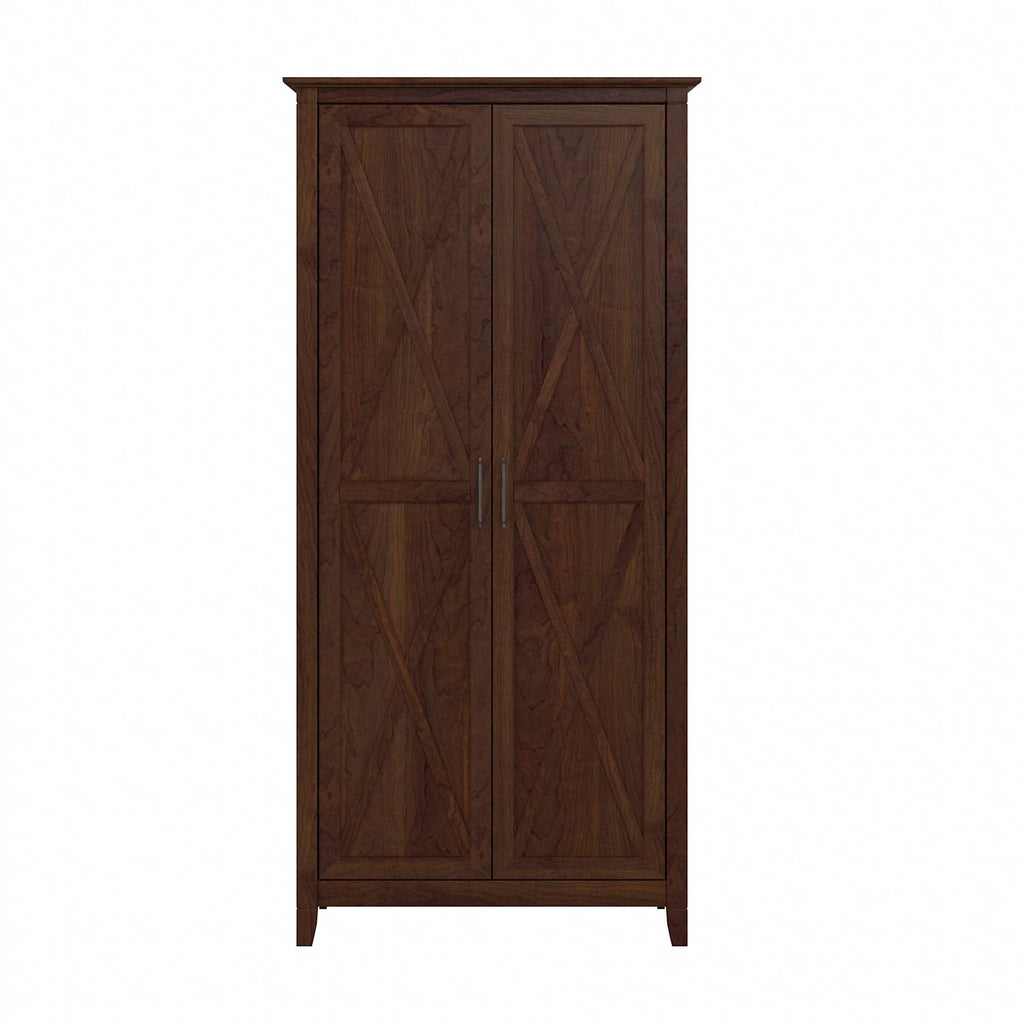 Key West Tall Kitchen Pantry Cabinet with Doors by Bush Furniture