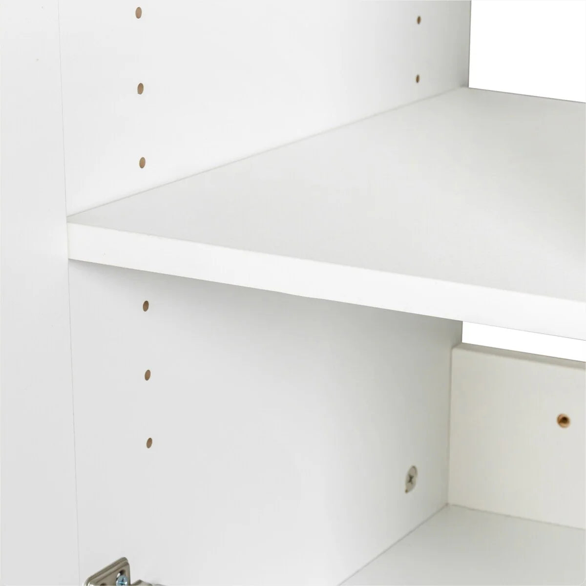 Stackable Wood Wall Mounted Storage Cabinet,White