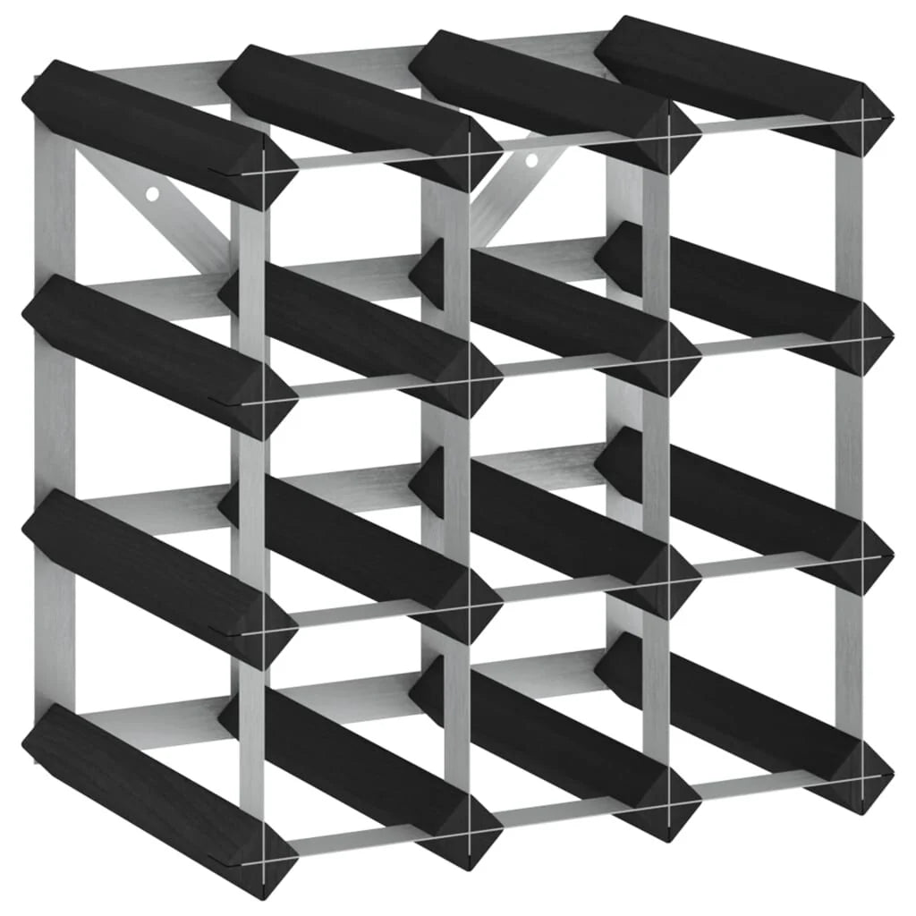vidaXL Countertop Wine Rack Bottle Holder Wine Storage Organizer Solid Wood