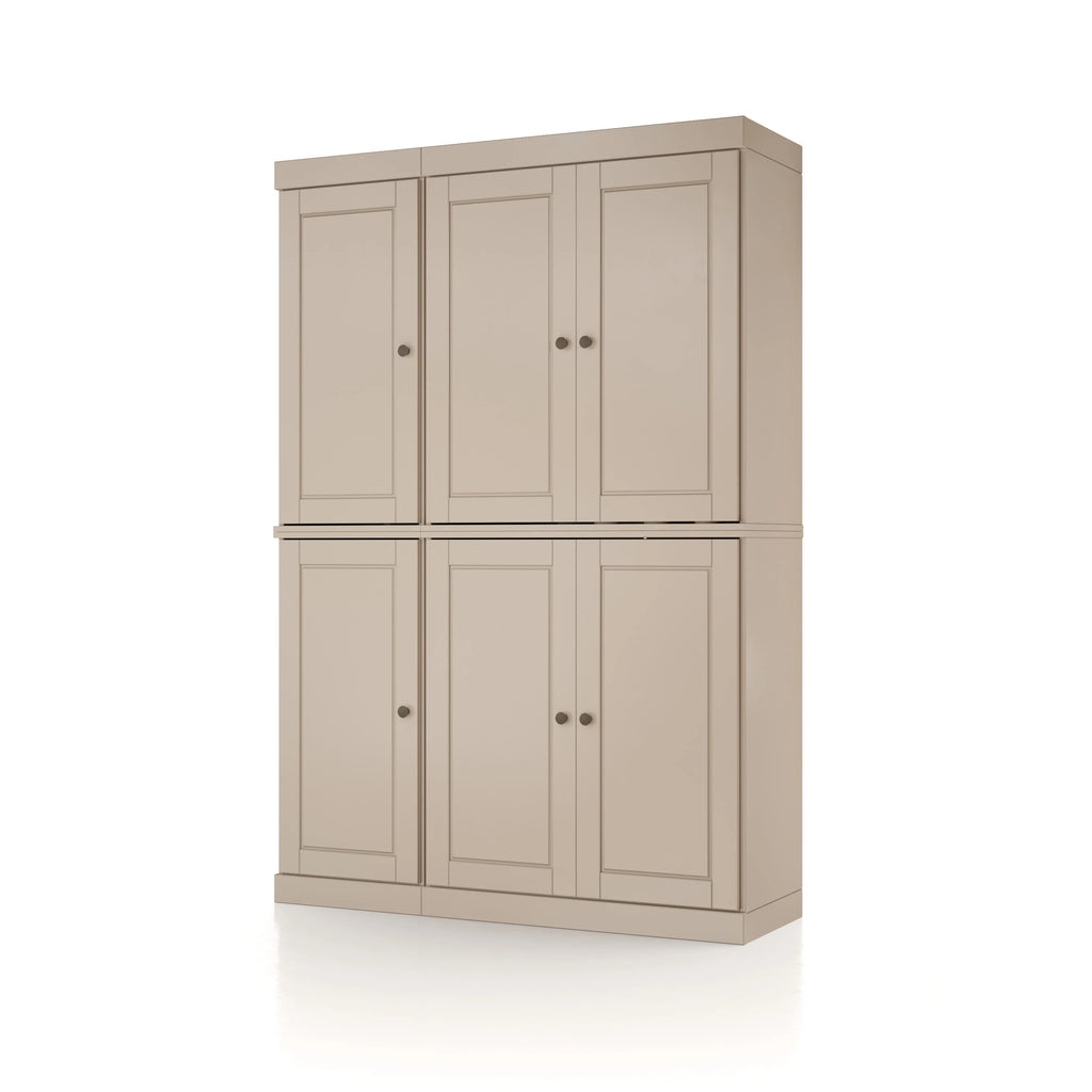 Palace Imports 100% Solid Wood 48.5" China Pantry Cabinet with Solid or Clear Glass Doors and Adjustable Shelves - 48.5" x 71.5"