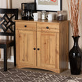 Lauren Modern and Contemporary 2-Door Kitchen Wood Cabinet