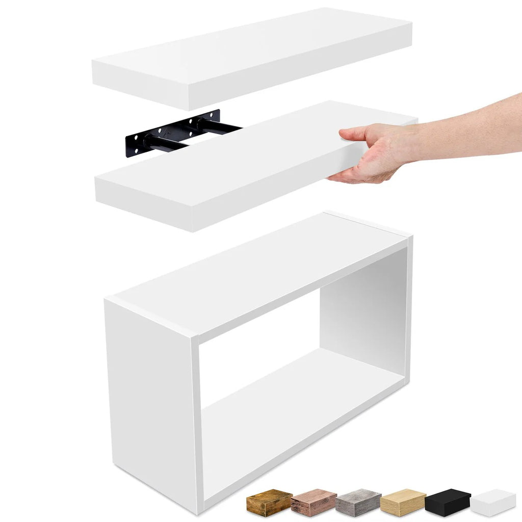 Sorbus Floating Shelves for Wall Set of 3 - 16"L X 5.5"W X 7.75H