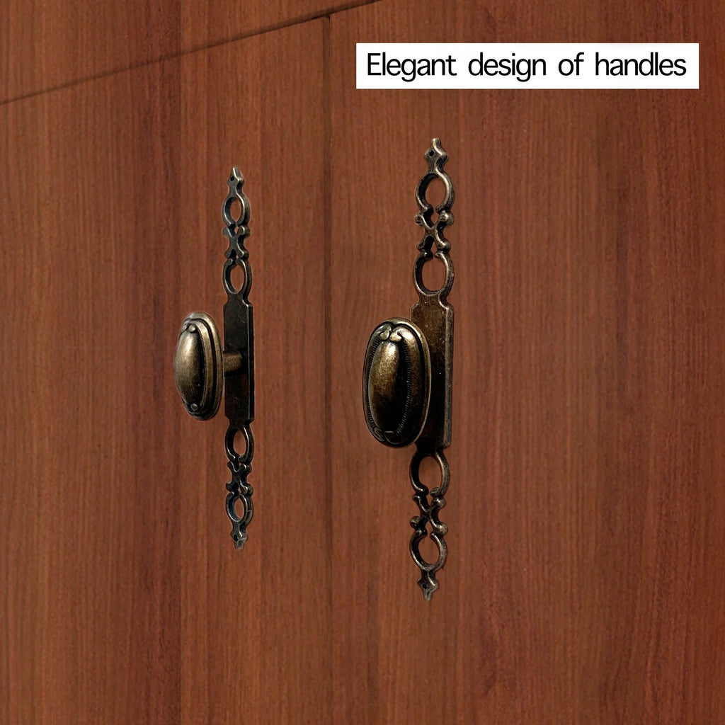 Living Skog Monti Food Pantry Storage Kitchen Cabinet with Adjustable Shelves and Drawer