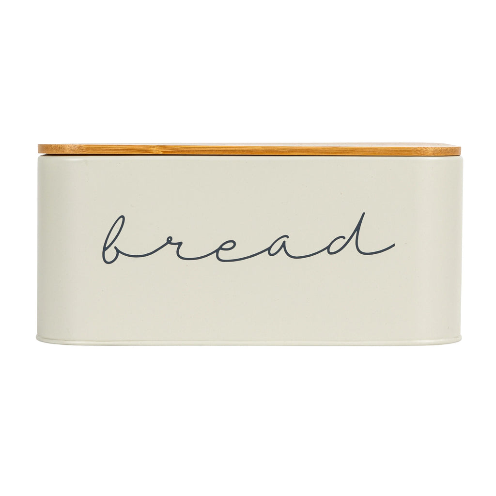 Metal "Bread" Bin with Bamboo Lid