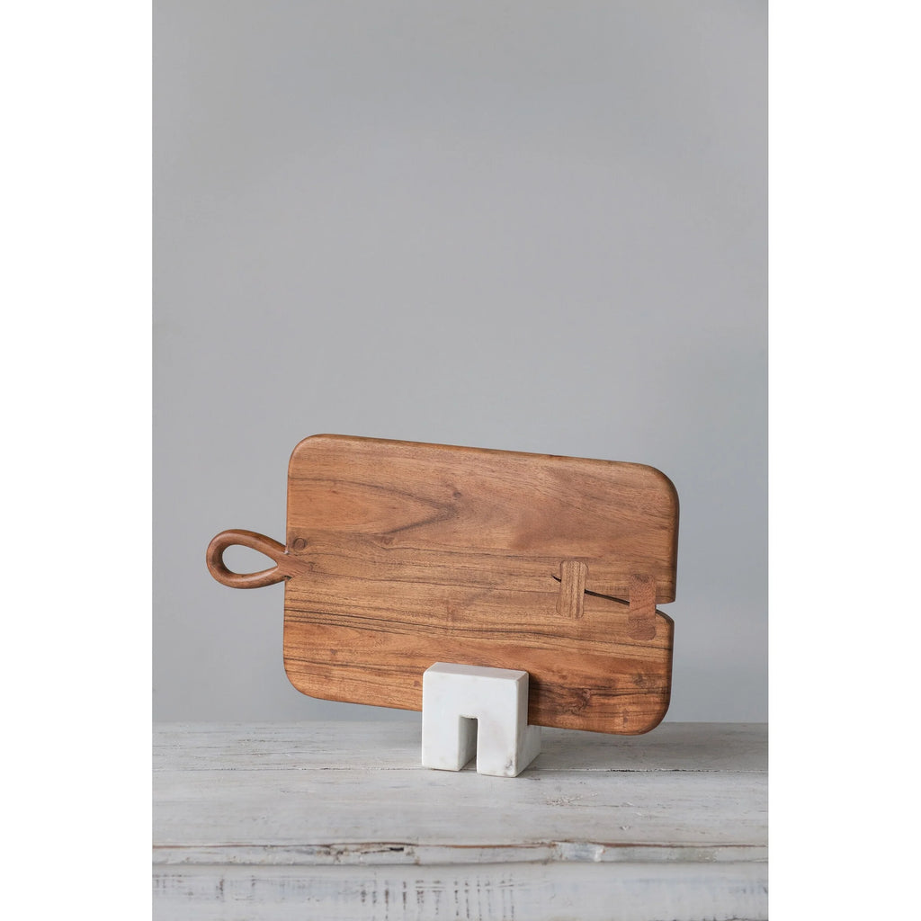 Contemporary Marble Cookbook Stand