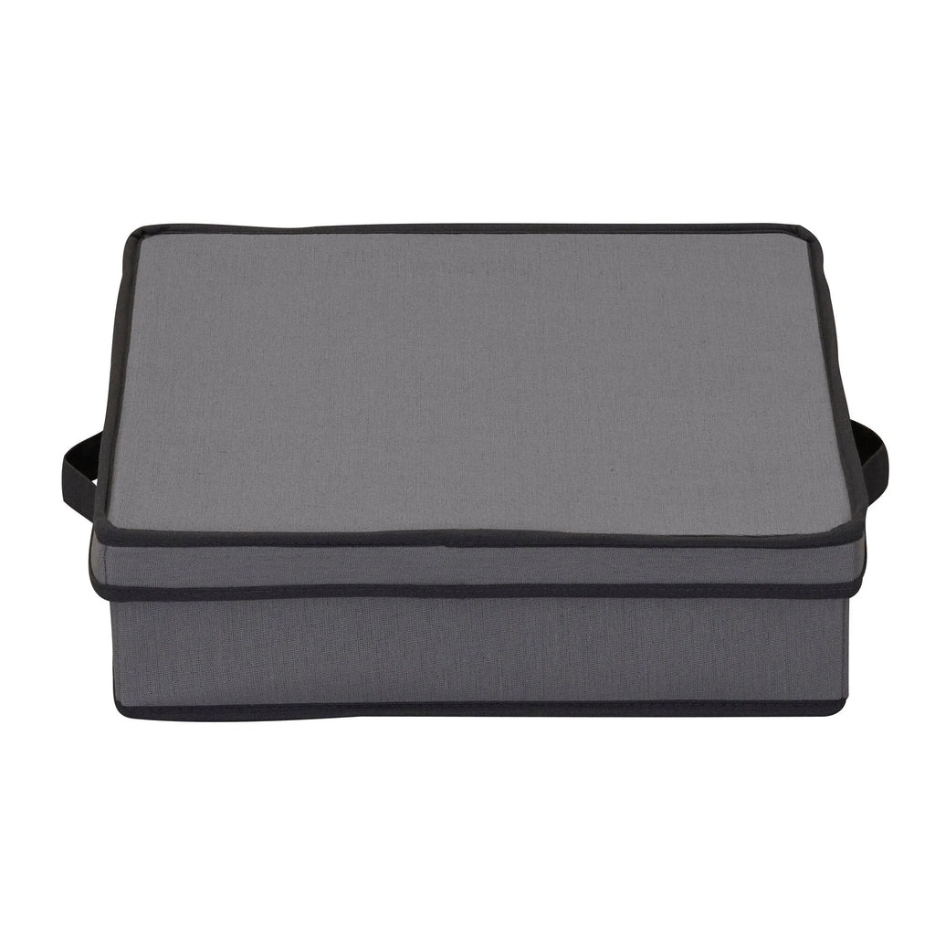 Household Essentials Charger Plate Storage Box - 14.5"L x 14.5"W x 4.0"H
