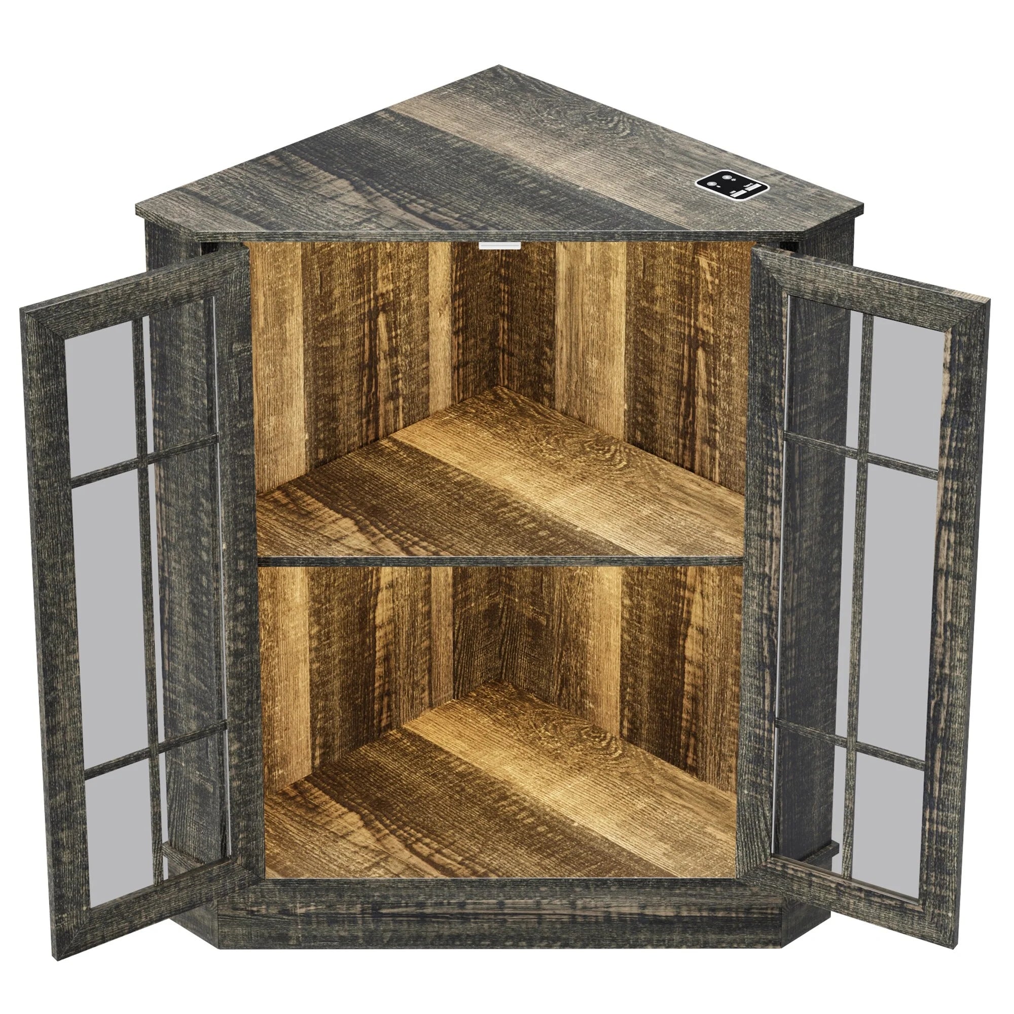 20"Wide Corner Storage Cabinet - N/A