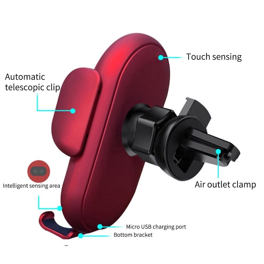 (🎅Early Christmas Sale 49% OFF🎄) 📱Smart Car Wireless Charger Phone Holder- 📦BUY 2 FREE SHIPPING